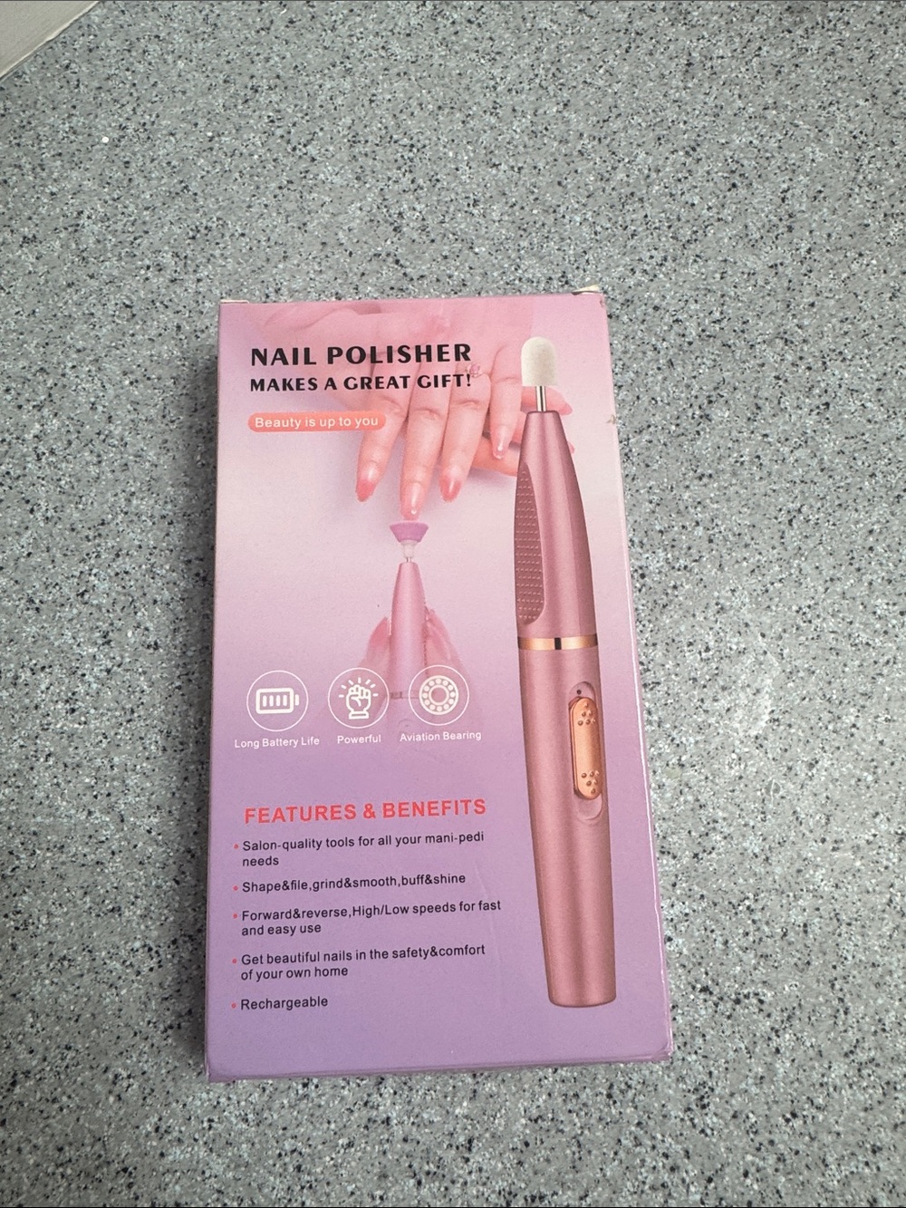 Nail polish drill never opened